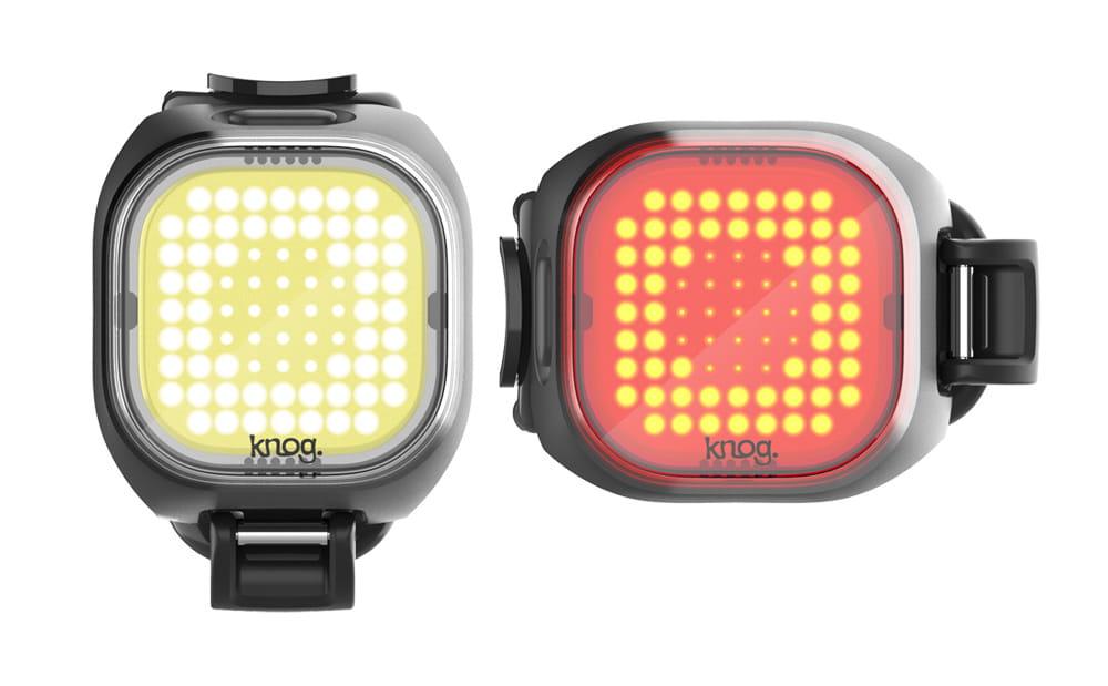 Zestaw lampek Knog Blinder Mini Square Twinpack – Najs Bike