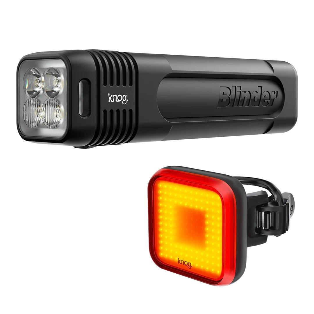 Zestaw lamp Knog Blinder Pro 900 + Square – Najs Bike