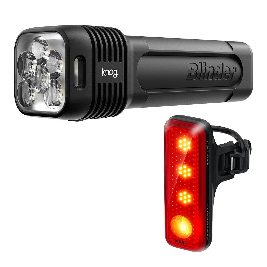 Zestaw lamp Knog Blinder Pro 1300 + R-150 – Najs Bike