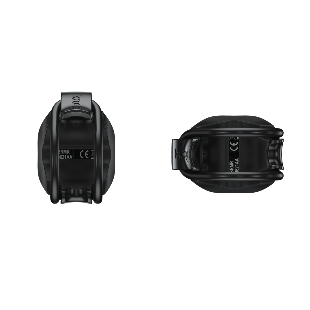 Zestaw lampek Knog Blinder Mini Square Twinpack – widok od spodu | Najs Bike