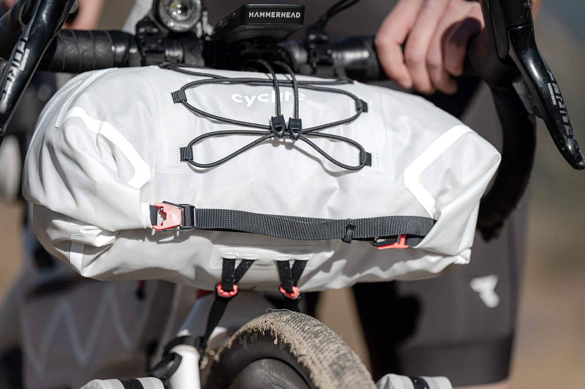 Cyclite Handle Bar Roll Bag na kierownicy gravela #Kolor_Jasnoszary