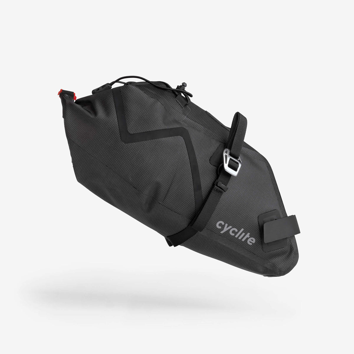 Cyclite Saddle Bag Small 6 l, czarna torba podsiodłowa, widok z boku