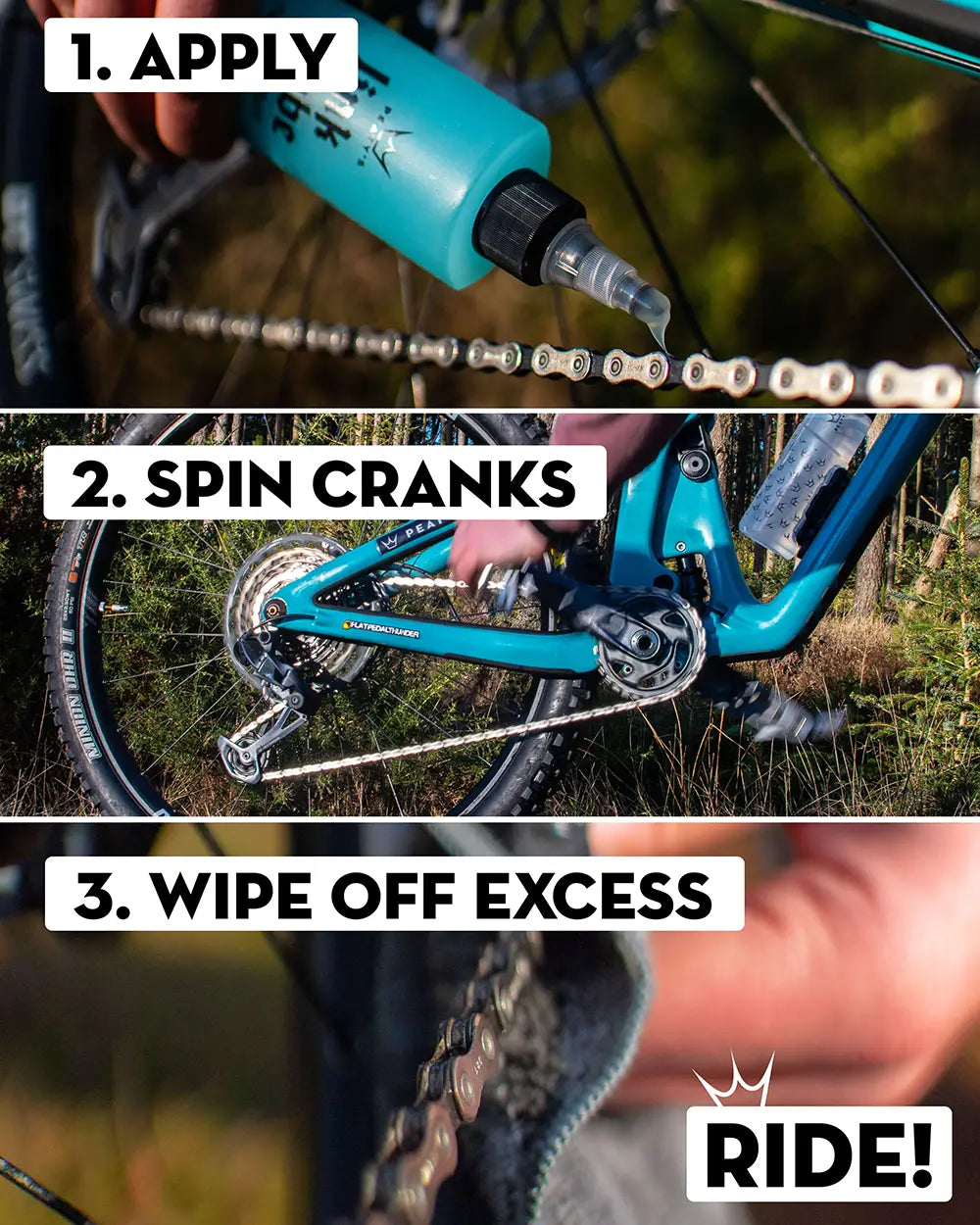 Smar Peaty's LinkLube All-Weather – sposób aplikacji | Najs Bike