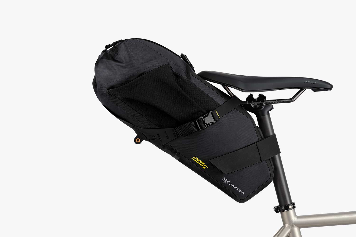 Trójpunktowy montaż z paskami Hypalon torby Apidura Expedition Saddle Pack 9L