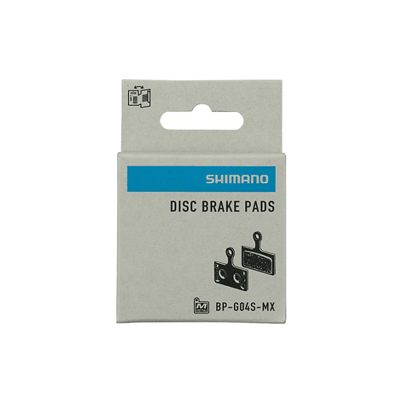 Klocki hamulcowe Shimano G04S-MX – metaliczne