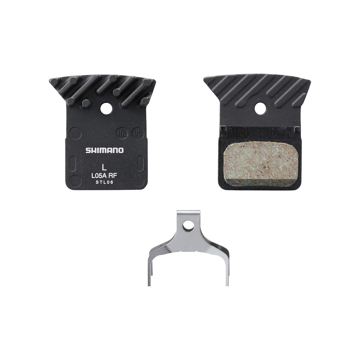 Klocki hamulcowe Shimano L05A-RF – żywiczne, z radiatorem