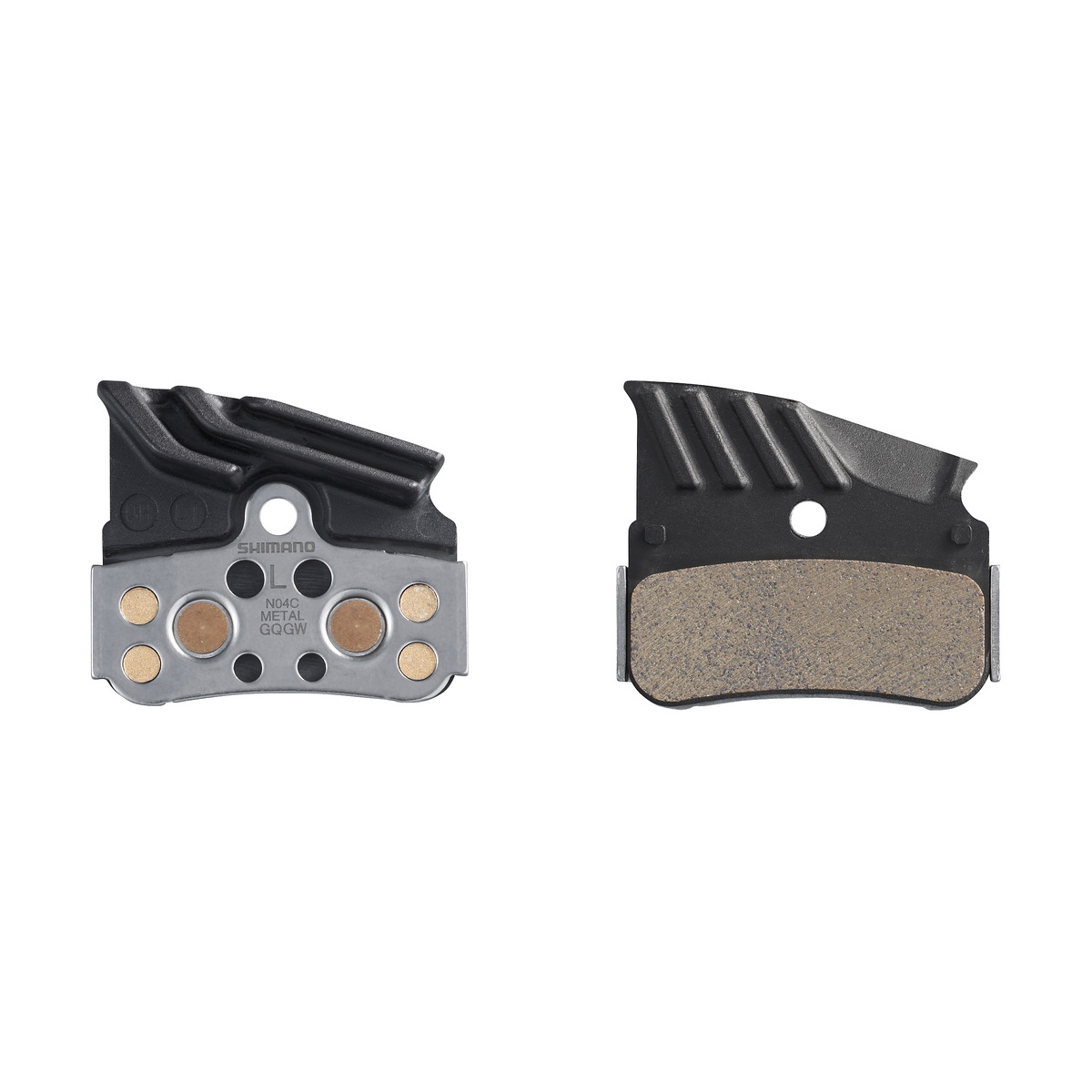 Klocki hamulcowe Shimano N04C-MF – metaliczne, z radiatorem