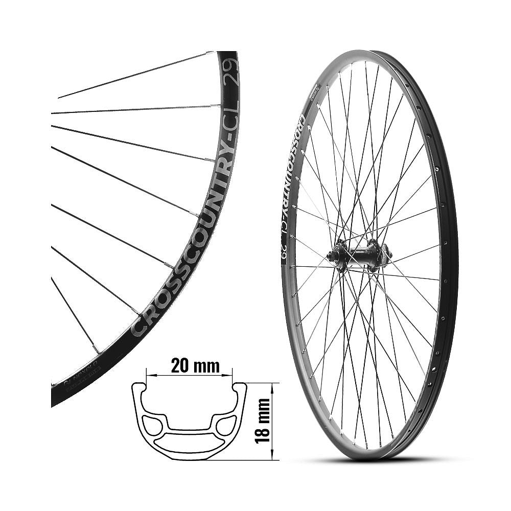 Koło przednie 29" Nexelo Supreme CrossCountry-CL – Center Lock, 36 szprych | Najs Bike