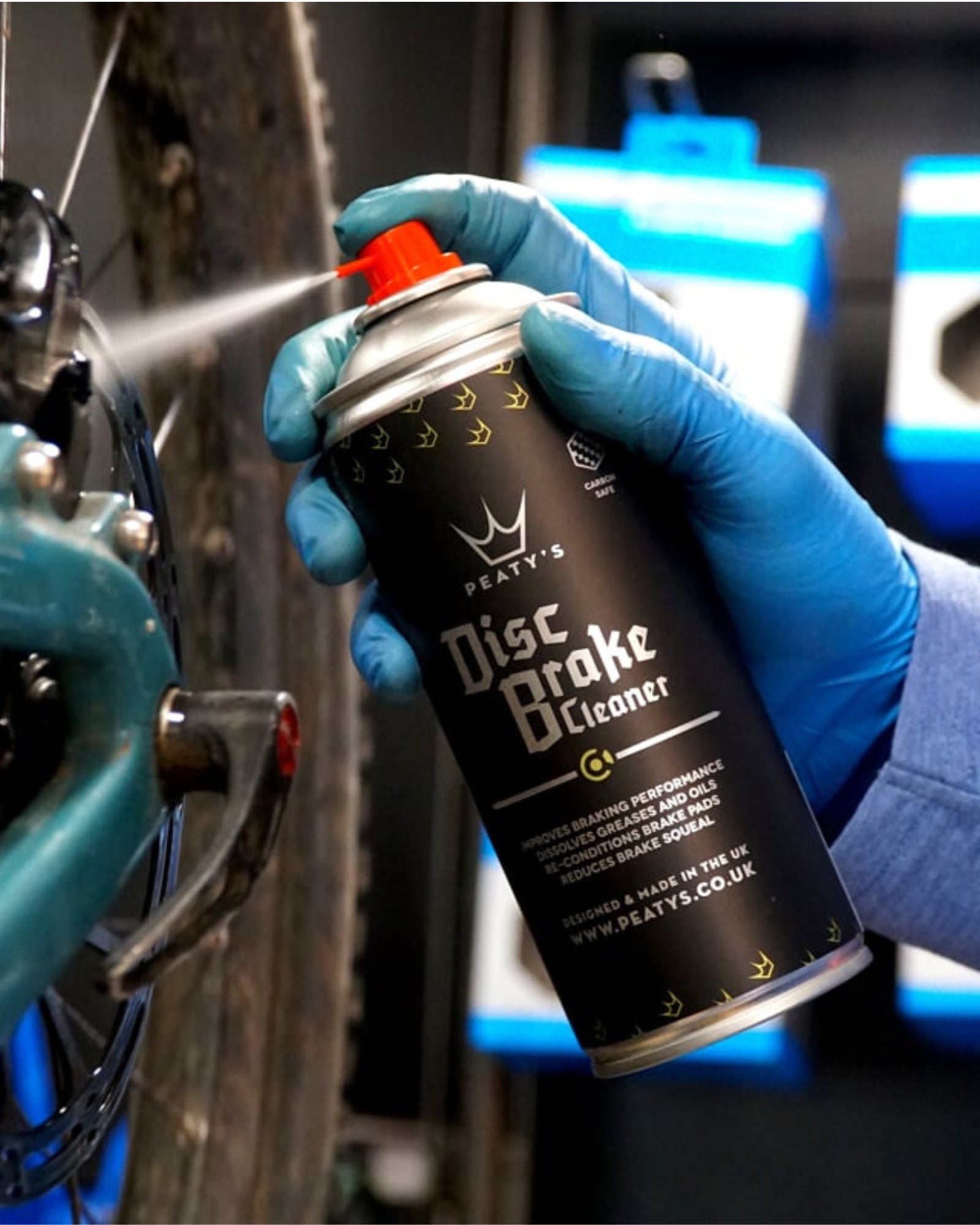 Peaty's Disc Brake Cleaner – Preparat do Czyszczenia Hamulców Tarczowych - 400 ml - Najs Bike