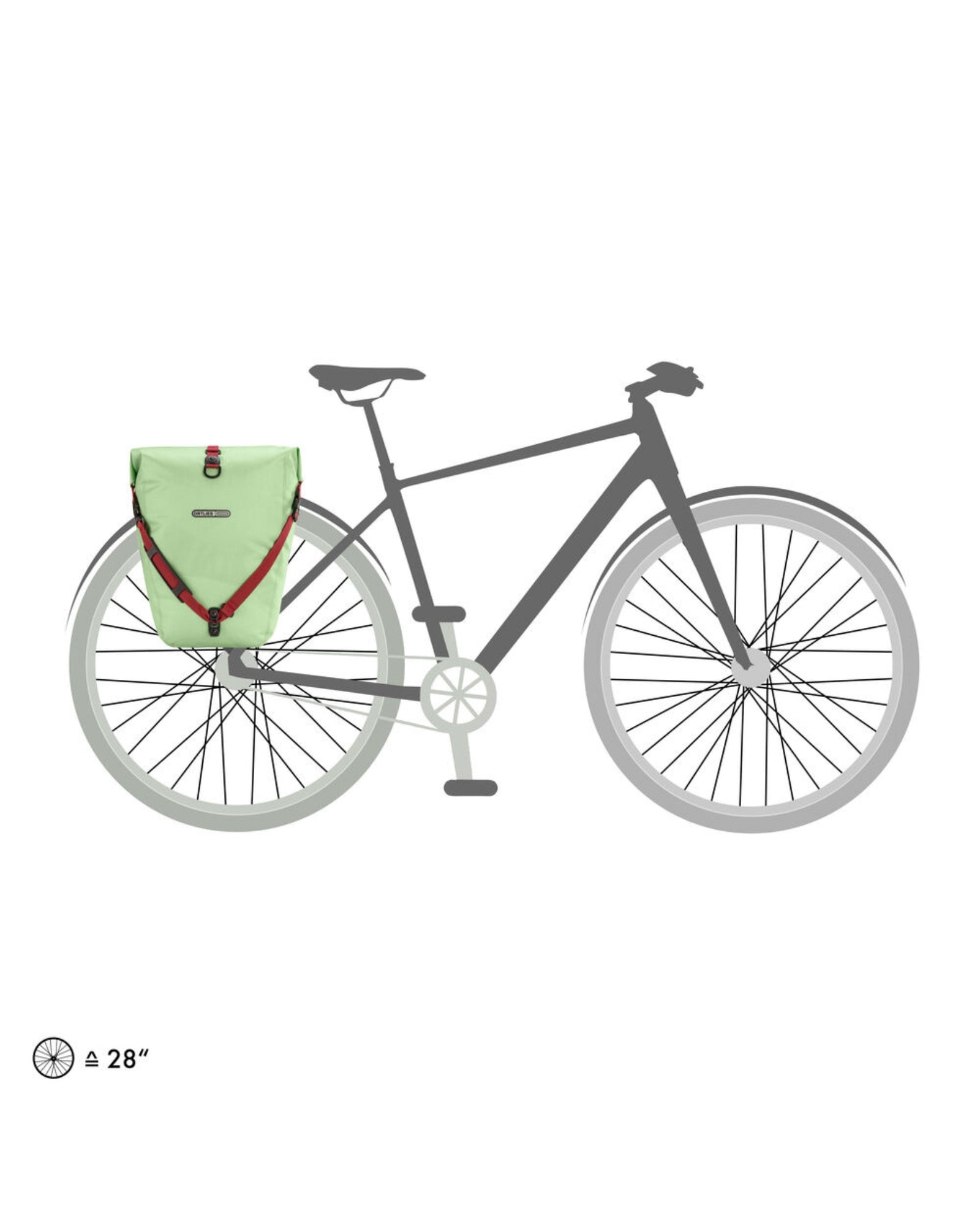 Sakwa Ortlieb Back - Roller PS33 Pistachio Design 20L - Najs Bike