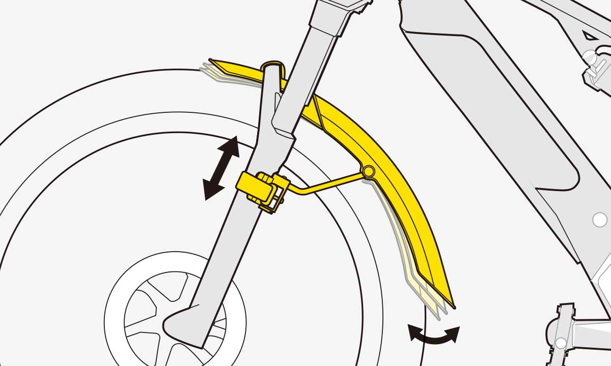 Zestaw błotników Topeak TetraFender M1 & M2 26-29"