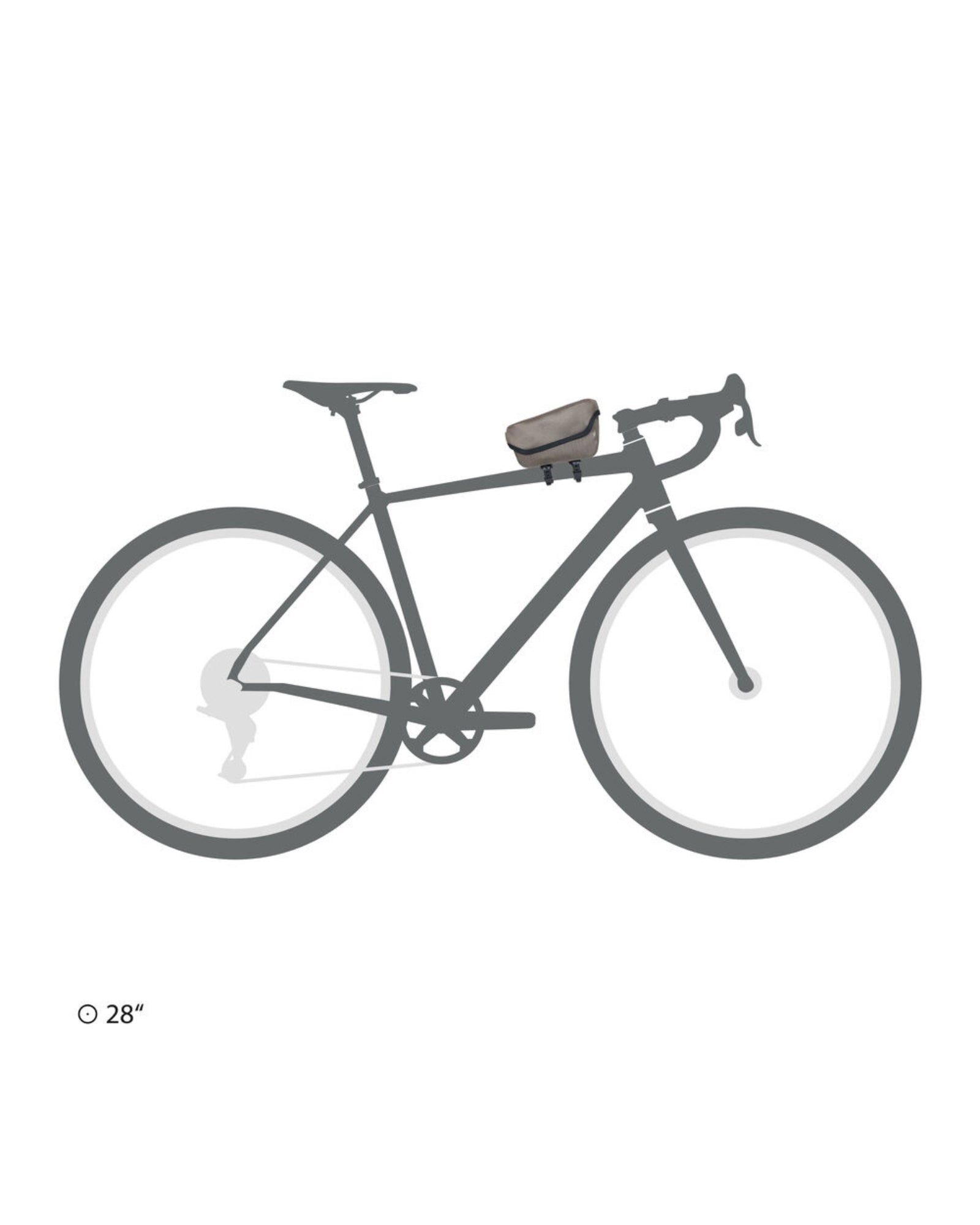 Torba na ramę Ortlieb Fuel - Pack Dark Sand 1L - Najs Bike