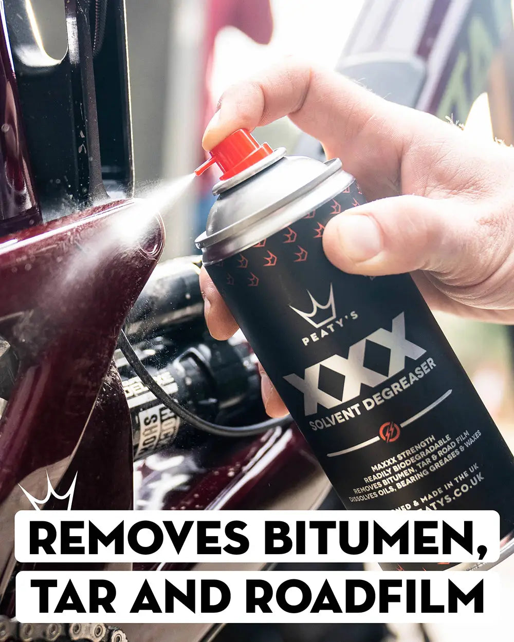 Peaty's XXX Solvent Degreaser – aplikacja na kasetę | Najs Bike