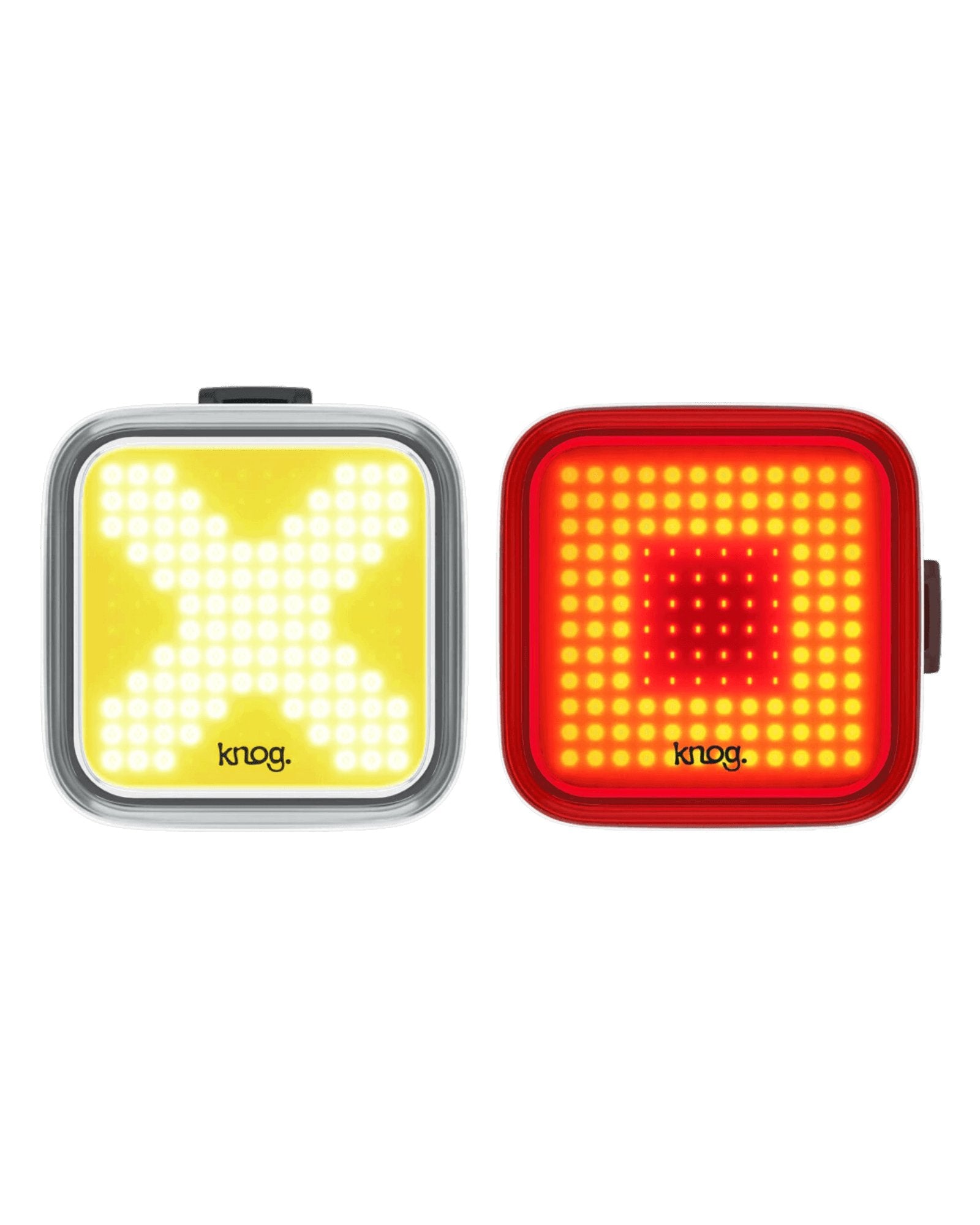 Zestaw lampek KNOG Blinder X + Square Twinpack - Najs Bike