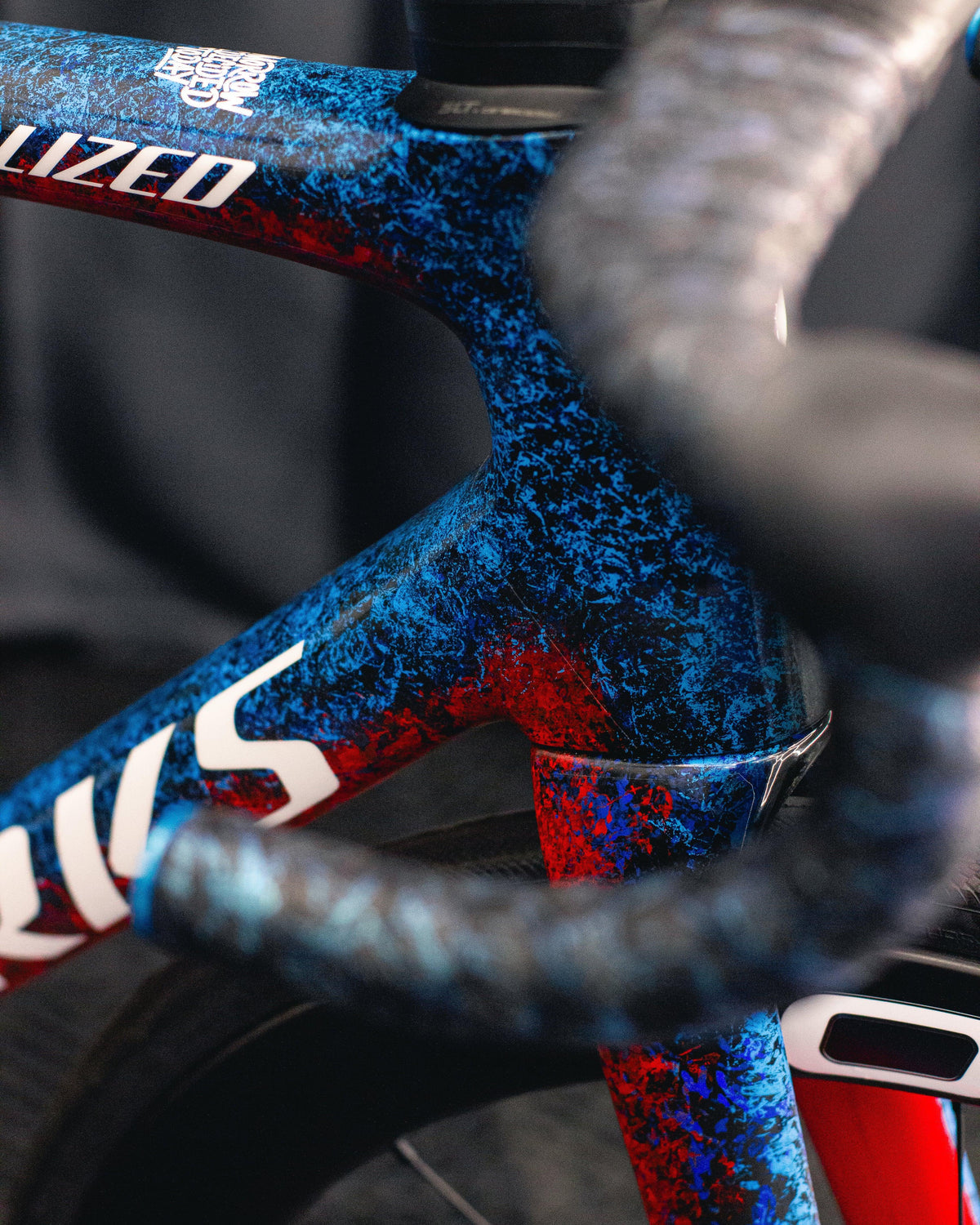 Specialized S-Works Tarmac SL8 FDJ-Suez w folii ochronnej PPF - Najs Bike Wrap Szczecin