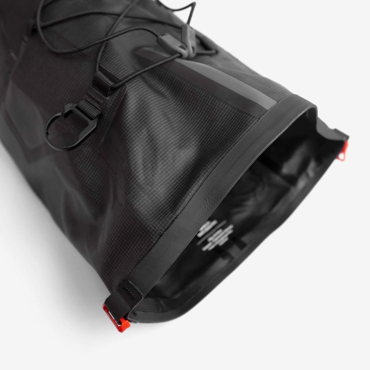 Cyclite Saddle Bag Small, czarna, otwarte zamknięcie rolowane