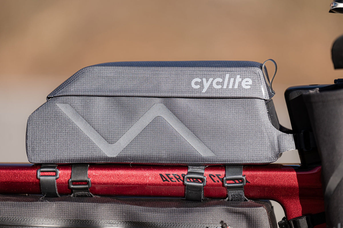 Cyclite Top Tube Bag na górnej rurze roweru gravel