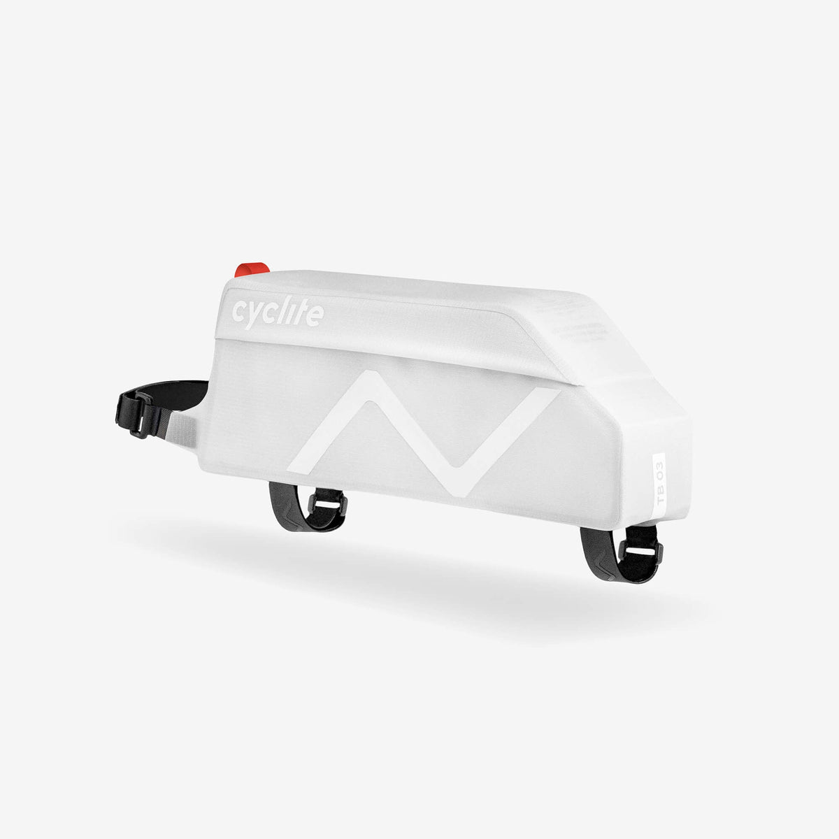 Cyclite Top Tube Bag pod kątem z przodu