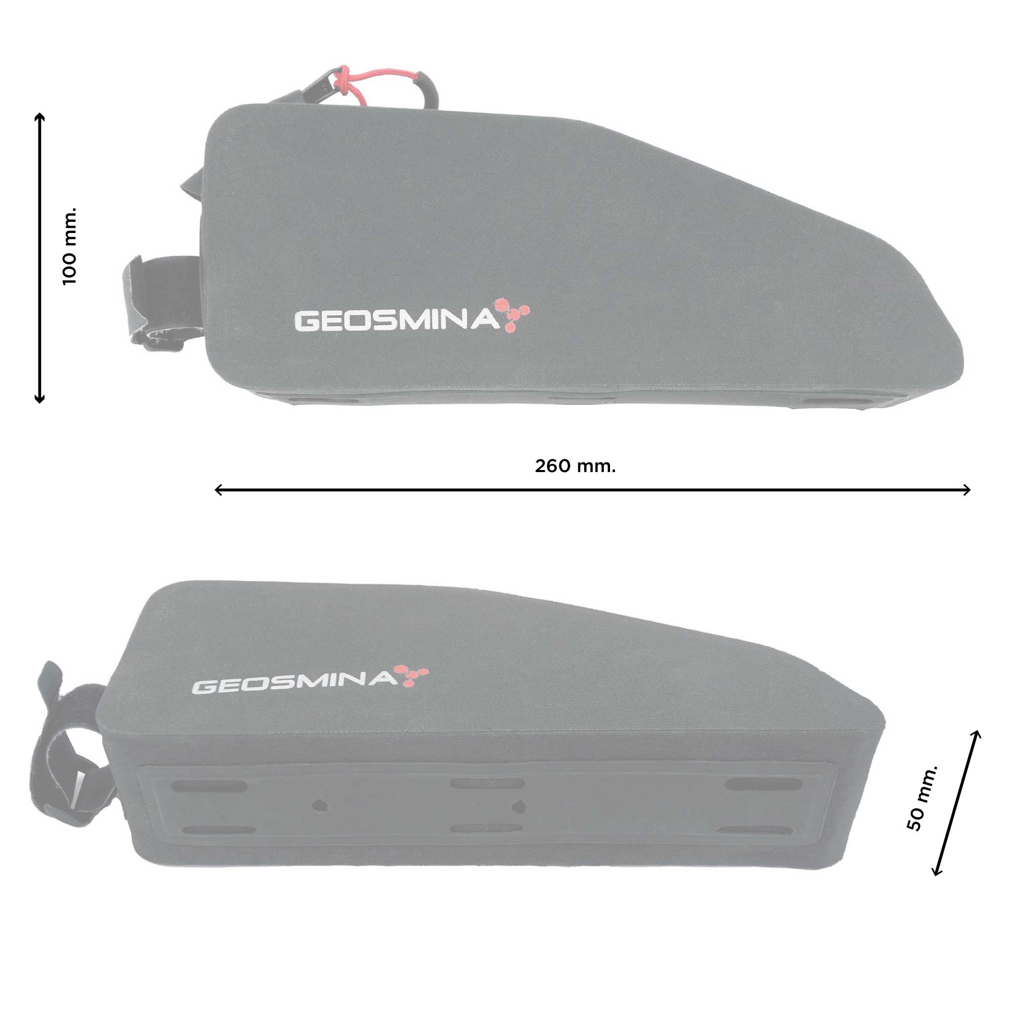 Torba na ramę Geosmina Large Top Tube Bag 1 L