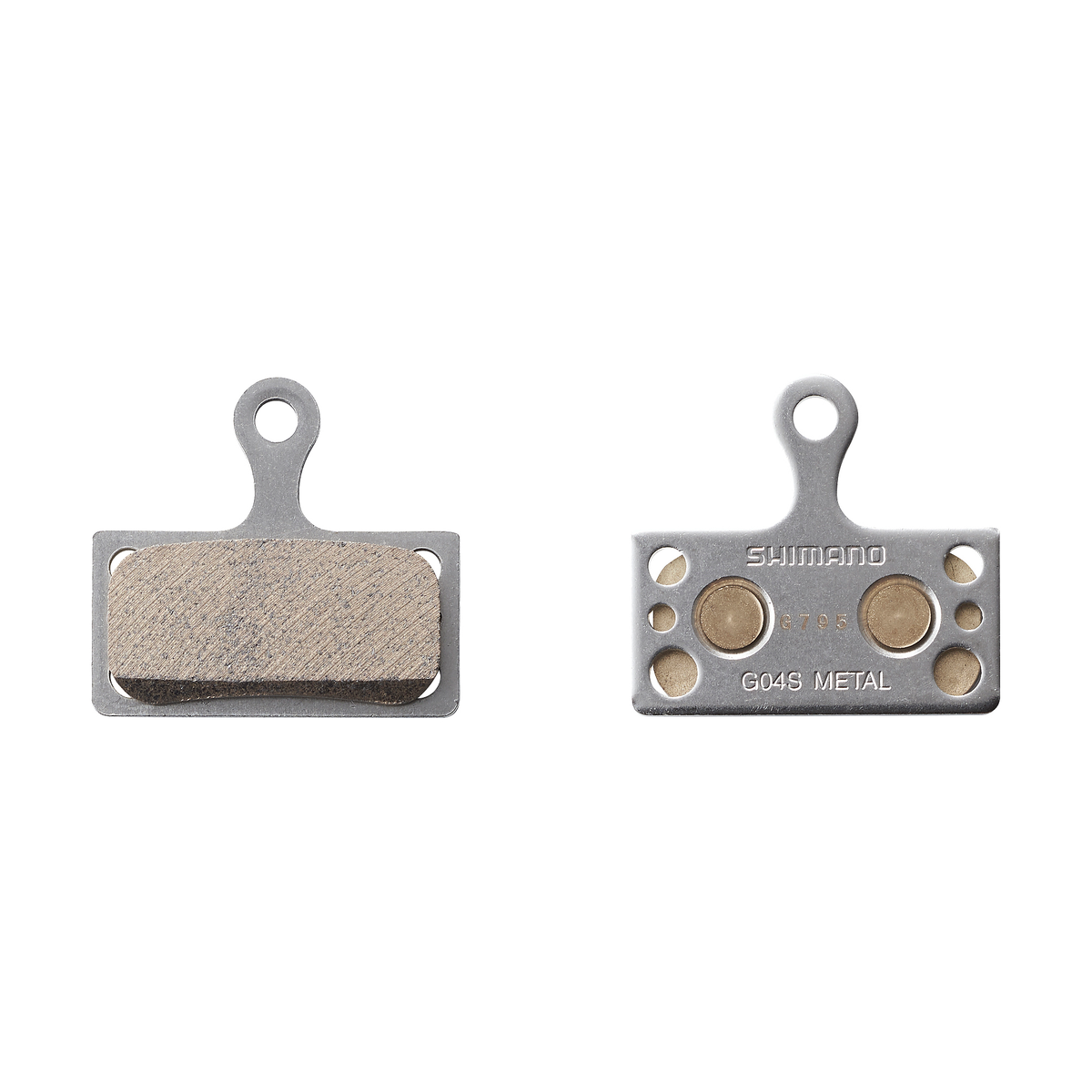Klocki hamulcowe Shimano G04S-MX – metaliczne