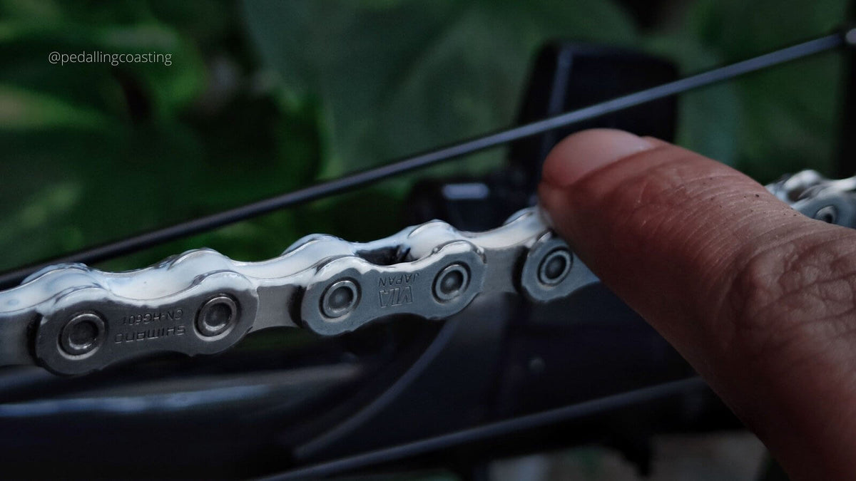Wosk do łańcucha Silca Super Secret – łańcuch po aplikacji | Najs Bike