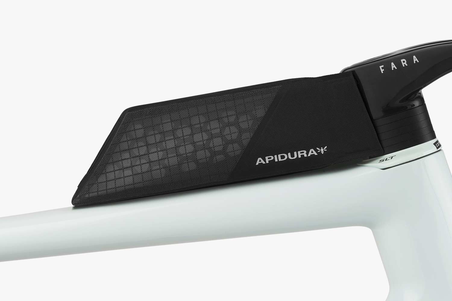 Apidura Aero Bolt-On Top Tube Module — zamontowany na rowerze