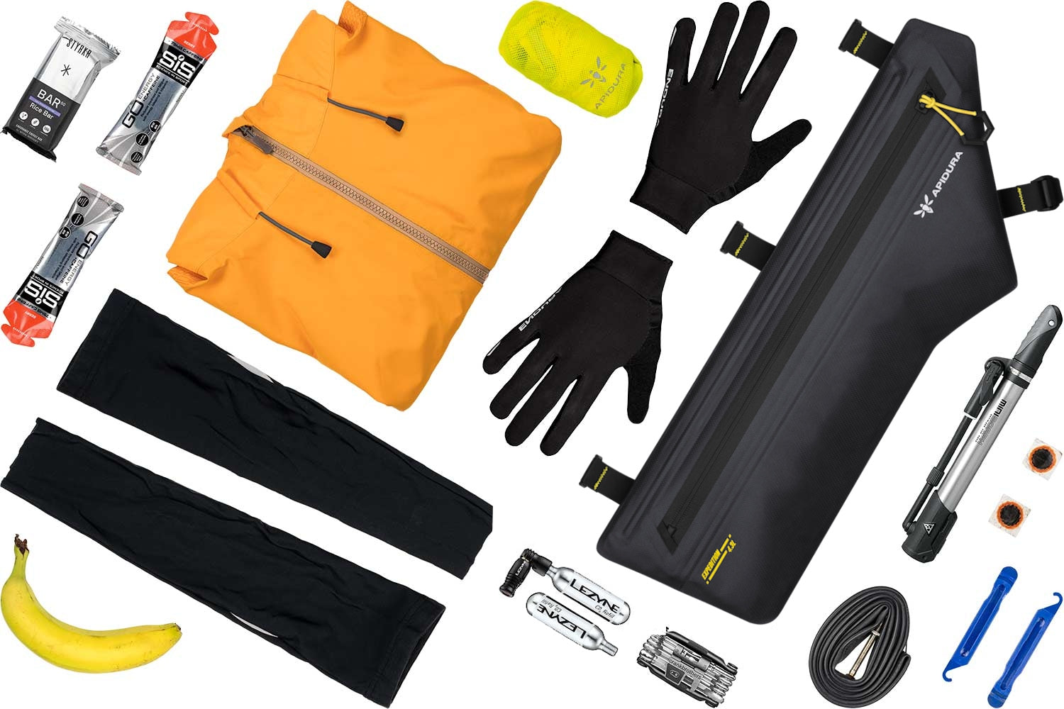 Paski Hypalon i silikonowy nadruk torby Apidura Expedition Frame Pack 4.3L