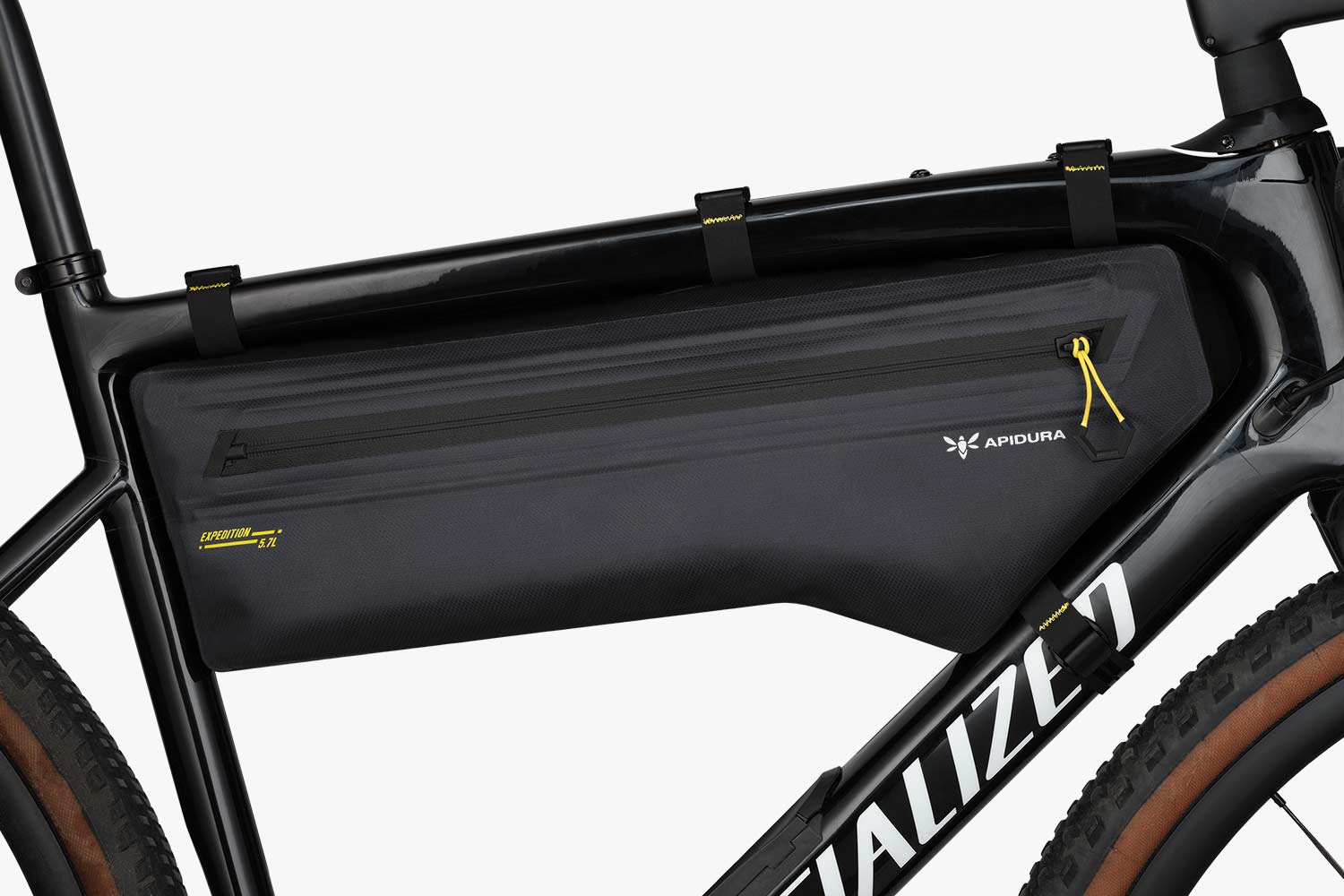 Wodoodporny zamek z szynami torby Apidura Expedition Frame Pack 5.7L