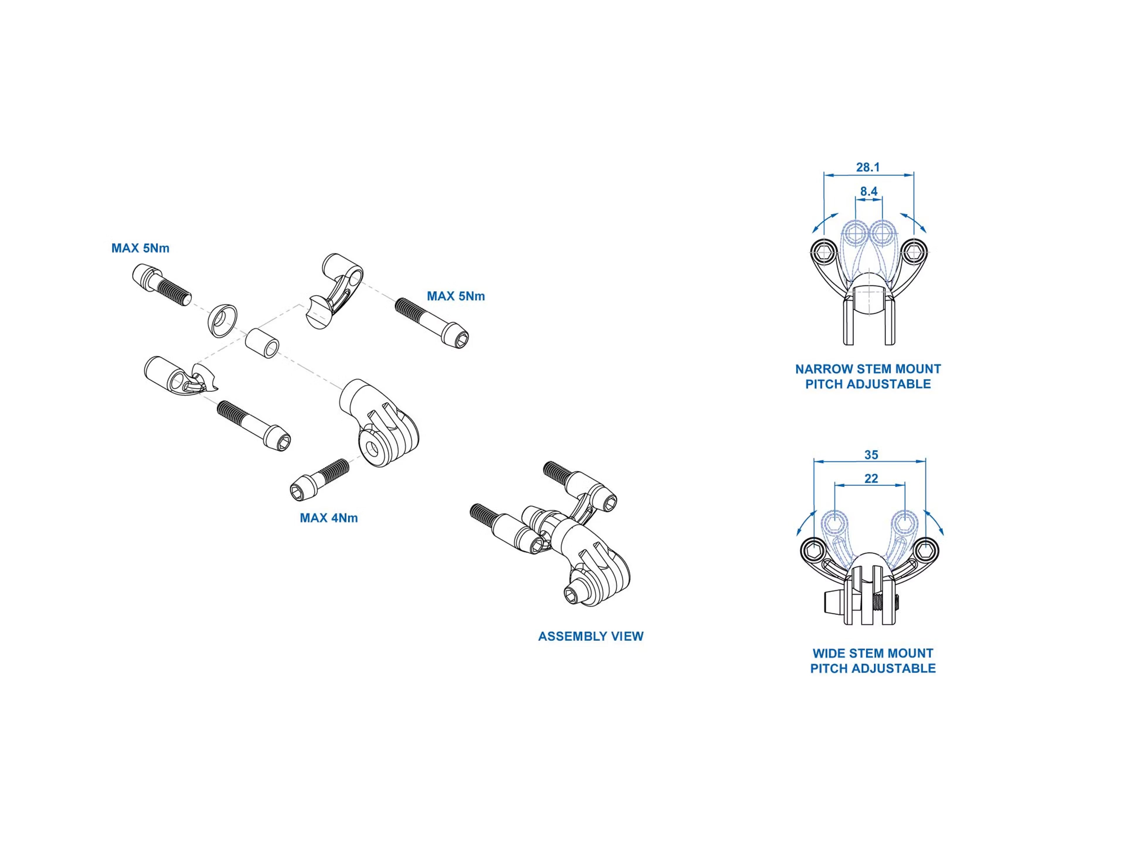 Ritchey Universal Stem Mount Wide – uniwersalne mocowanie akcesoriów na mostek