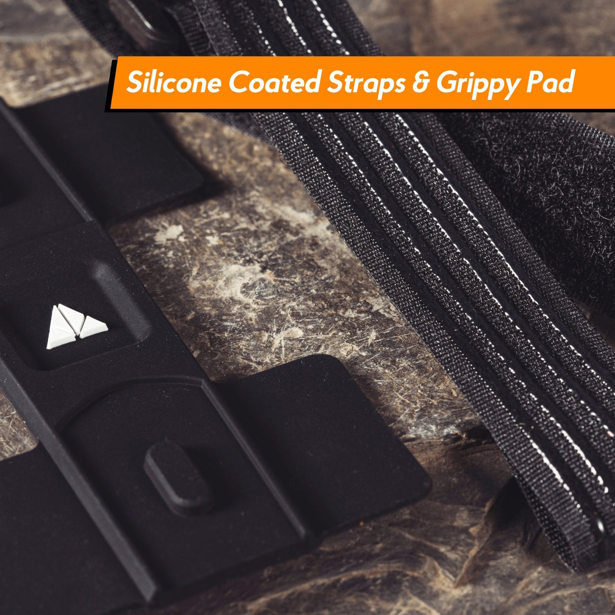 Koszyk na bidon Granite Aux Carbon – silikonowe paski | Najs Bike