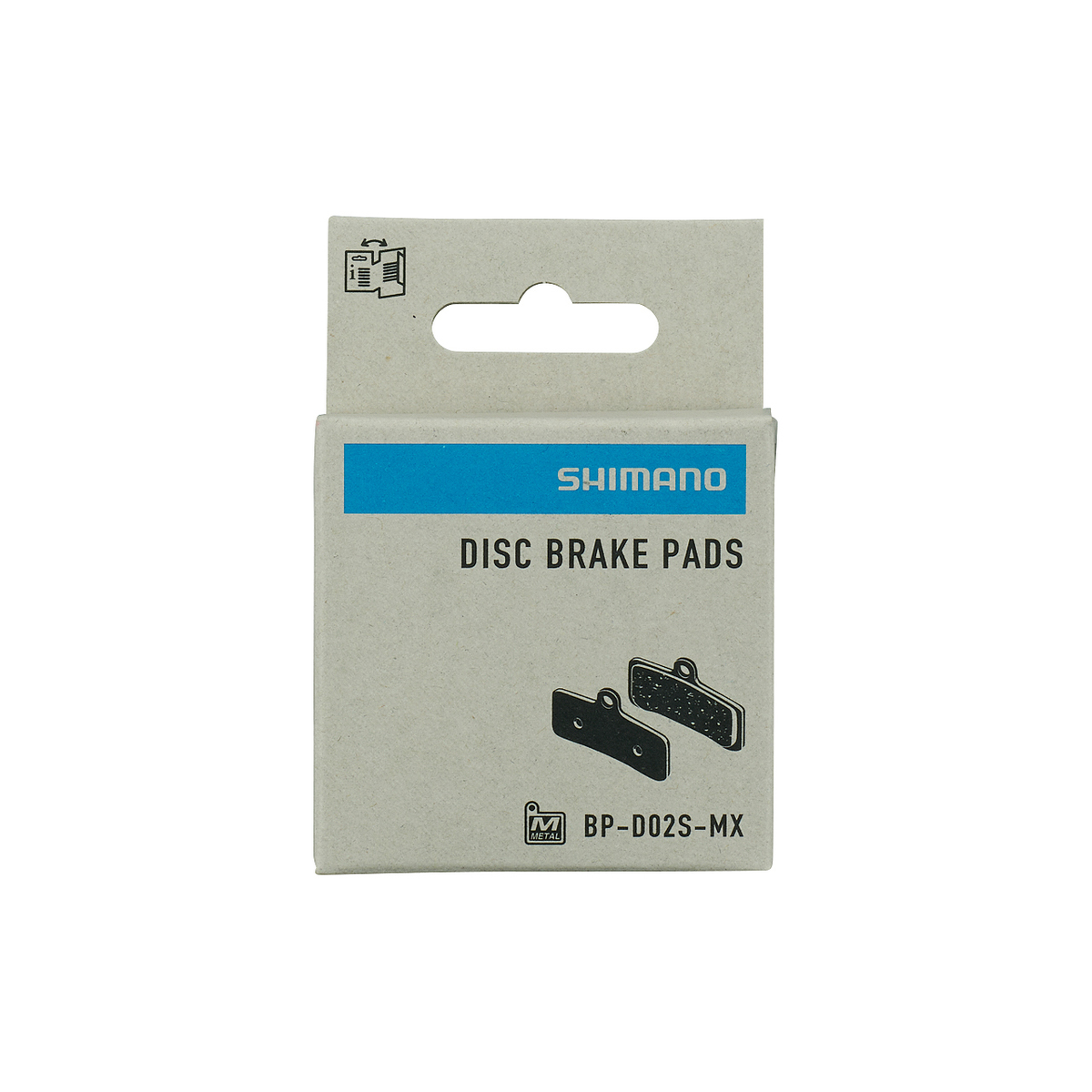 Klocki hamulcowe Shimano D02S-MX – metaliczne