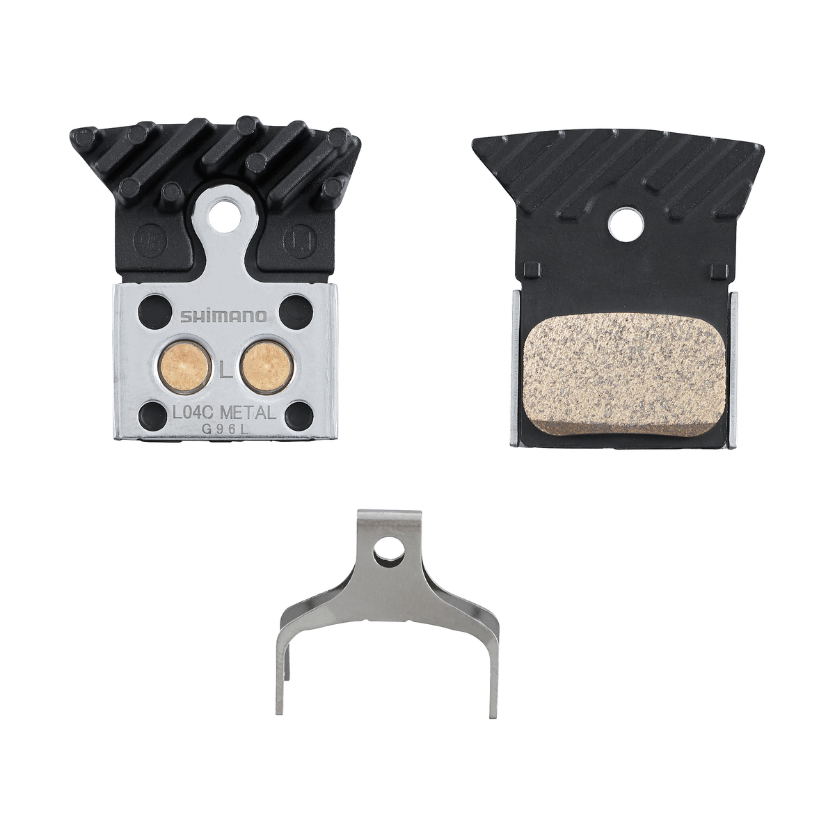 Klocki hamulcowe Shimano L04C-MF – metaliczne, z radiatorem