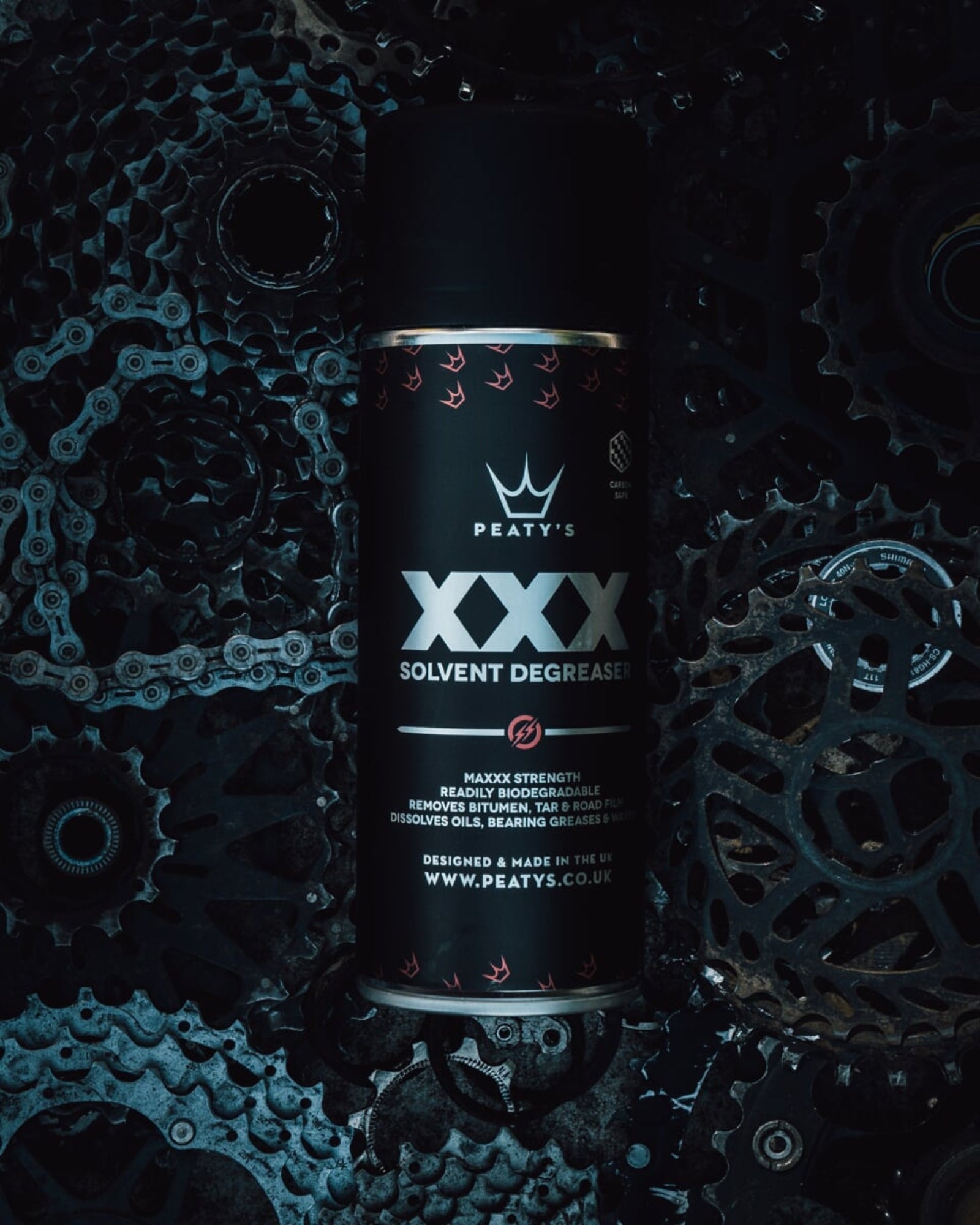 Peaty's XXX Solvent Degreaser – Mocny Środek do Odtłuszczania - 400 ml - Najs Bike