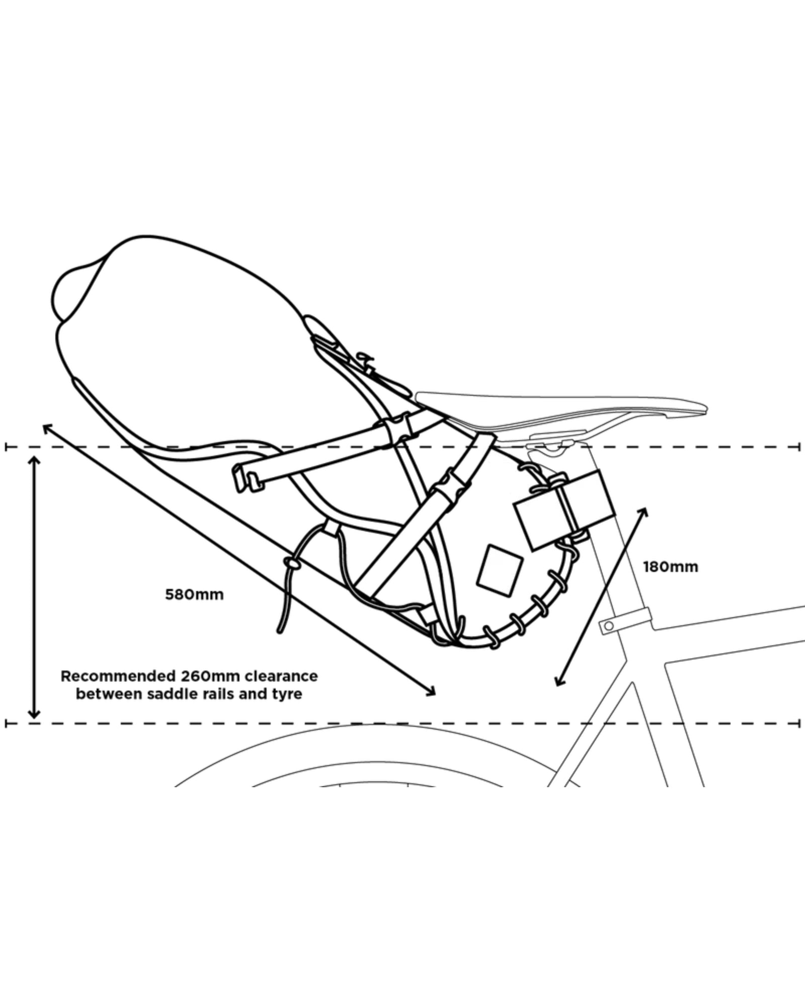 Torba podsiodłowa Restrap Saddle Bag 18L - Najs Bike