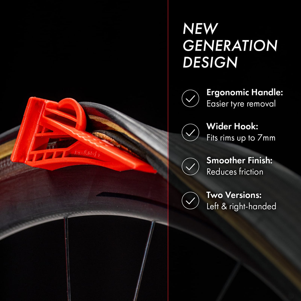 Tyre Glider 2026 – nowa ergonomiczna rączka i szerszy zaczep | Najs Bike