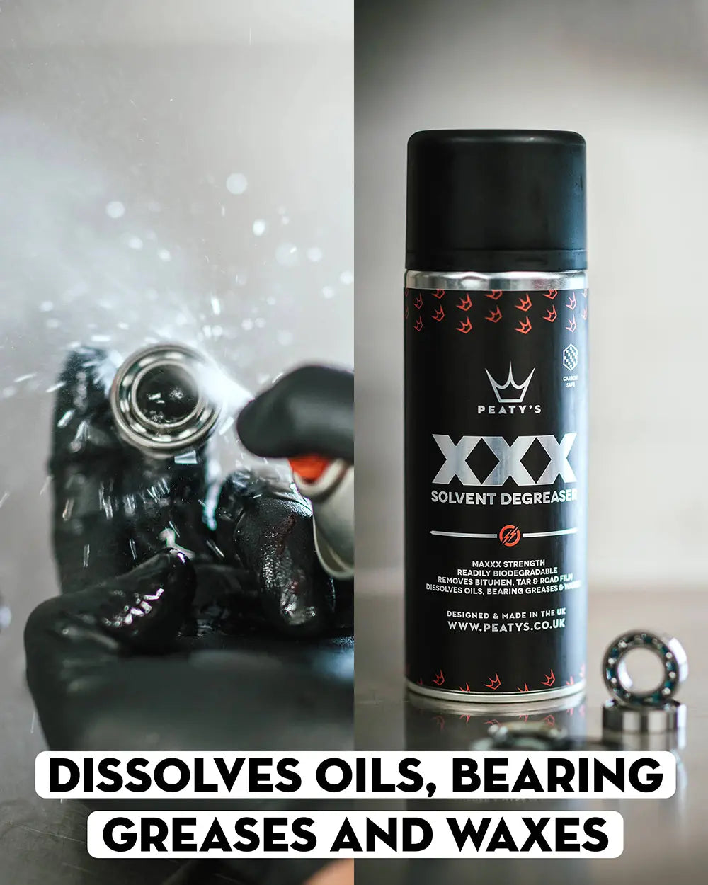 Peaty's XXX Solvent Degreaser – rozpuszcza smary i woski | Najs Bike